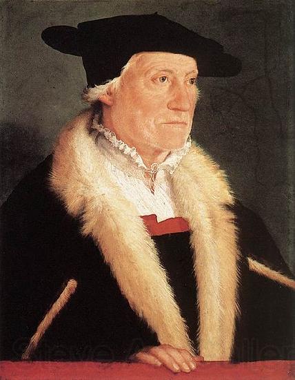 Christoph Amberger Portrait of the Cosmographer Sebastien Menster Germany oil painting art
